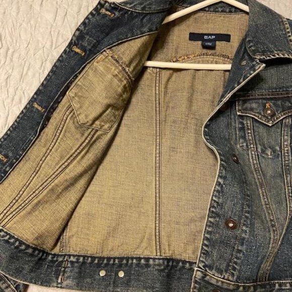 Gap Ladies Blue Demin Jean Jacket size small. - Picture 6 of 13